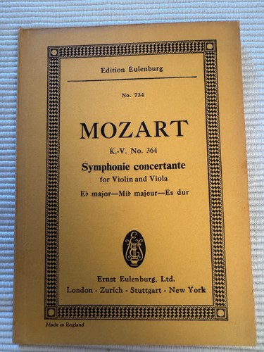 Mozart symphonie convertante - mozart,