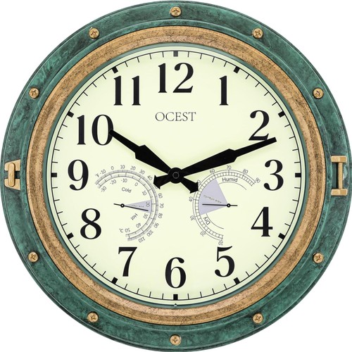 Gartenuhr cm grün - gartenuhr, 40,6
