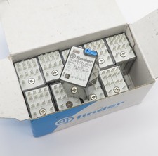 10x Miniatur-Industrierelais FINDER 55.34.9.024.0040 Steckrelais 24V DC 4W 7A