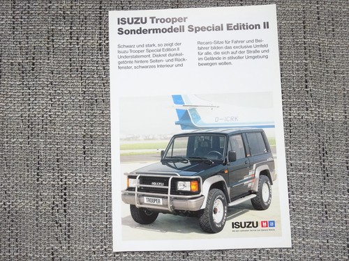Isuzu trooper special edition - isuzu,