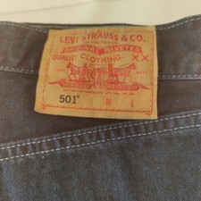 Levi`s 501 Jeans, W32 L34, Straight Leg, Dunkelblau, 15501-0377, ungetr.