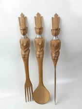 9834: 3 Teile Salatbesteck aus