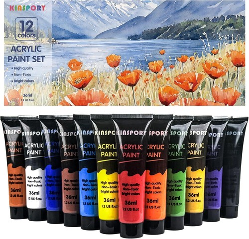 Acrylfarben set 36 ml - 12, x