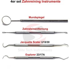 4er Set Dental Zahnreiniger