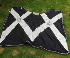 Abschwitzdecke schwarz/weiß