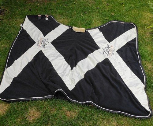 Abschwitzdecke schwarz weiß - abschwitzdecke, schwarz/weiß
