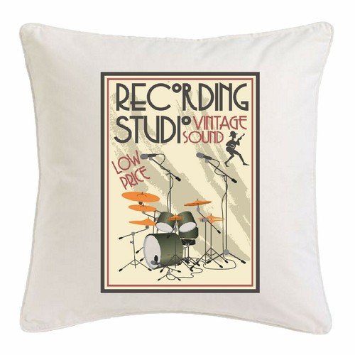 Kissenbezug 40x40cm recording - kissenbezug,