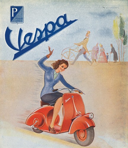Poster pin vespa - pin,