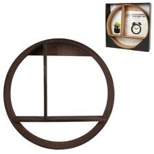 Wandregal rund holz - rund,