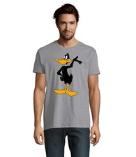 Daffy Duck Retro Herren Shirt - Stylisches Looney T-Shirt Fun Fan Motiv Bequem