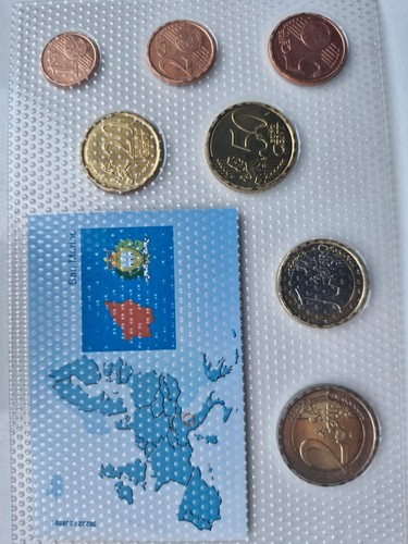 San marino euro set - san,
