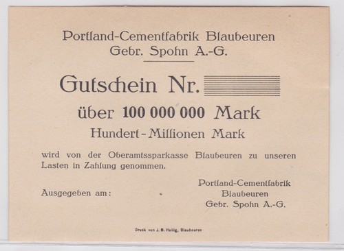 100 mark banknote - 100,