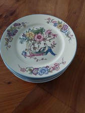 Rosenthal Porzellan Brotteller,serie Winifred Phönix  Paradiesvogel.