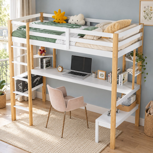 Kinderbett etagenbett loft - kinderbett,