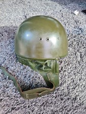 Orig DDR  NVA Springerhelm  Fallschirmjäger Helm mit Netz Neu Stahlhelm