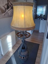 Stehlampe Vintage / Massivholz