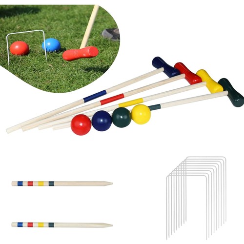 Krocket spiel holz gartenspiel - krocket,
