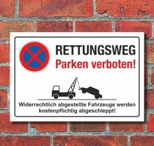 Schild Parkverbot Halteverbot
