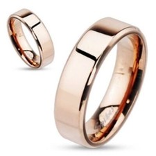 Herren Damen Ring Rose Gold