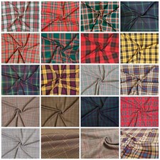 Schottenkaro Stoff Viskose