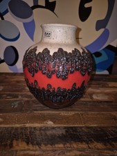 West Germany Bay Fat Lava Vase