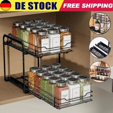 Gewürzregal Organizer Herausziehen Küchenschrank Organizer mit Schrank Regal DHL