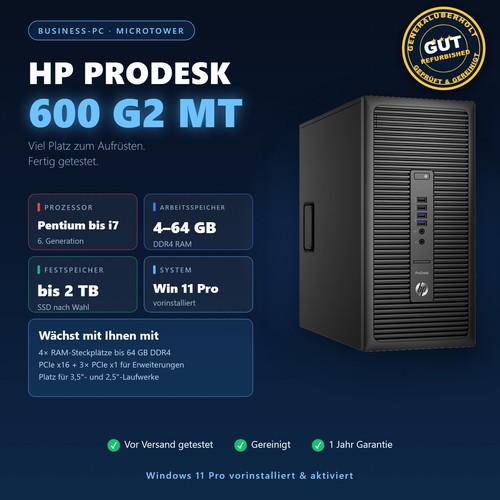 Prodesk 600 mt windows - 600, g2