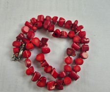 Rote Bambus Koralle Perlen