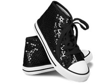 Damen Pailletten Schuhe