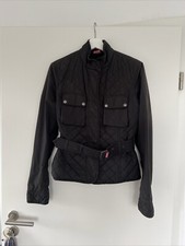 Belstaff ~ Bikerjacke ~ Jacke ~ Steppjacke ~ schwarz ~ braun ~ ital. Größe 46