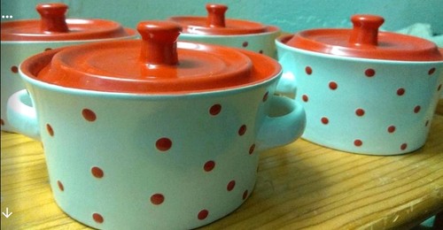 Mini keramik kochtopf mit - mini,