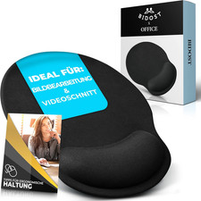 Ergonomisches Mauspad Mit Gelkissen & Handauflage - Komfort Mausunterlage Für Ha