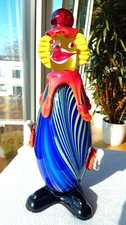 XL Großer schwerer Glas Clown