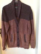 ROVER & LAKES Herren Strickjacke Pullover gr. L / XL  Grobstrick Cotton Neu