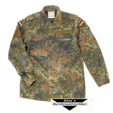 original Bundeswehr Feldbluse BW Feldjacke Flecktarn Bluse Jacke Feldhemd gebr