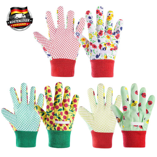 Kinder gartenhandschuhe 3er - kinder,