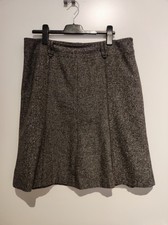 MARC AUREL. Rock. Chic. Schurwolle Seide. Schwarz Grau.. Größe 44.