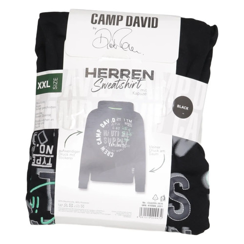 Camp david kapuzenpullover - david,,