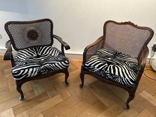 2 Sessel, Wiener Geflecht, Historismus/Kolonialstil, spätes 19. /frühes 20.Jhdt