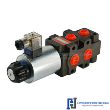 Hydraulikventil Umschaltventil 6/2-Wegeventil 90L/min 12V inkl. Stecker