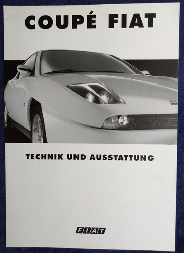 Fiat coupe prospekt 1996 - fiat,