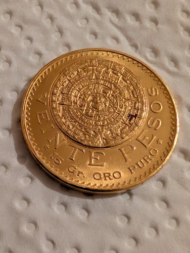 Mexico pesso gold 1959 - gold,