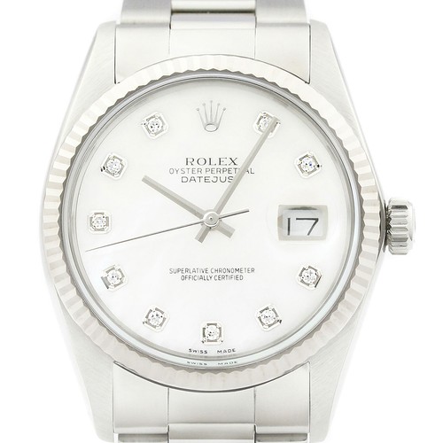 Rolex datejust perlmutt - rolex,