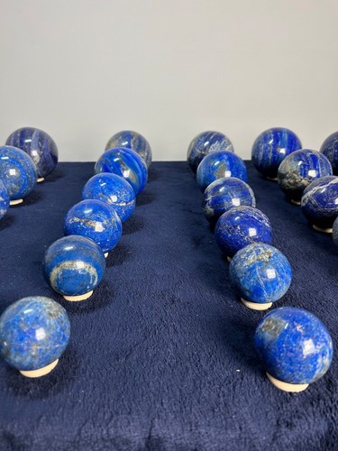 Lapislazuli mit pyrite - lapislazuli, kugel
