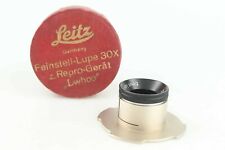 Leica Leitz LWHOO Feineinstell Lupe 30x near mint in matching box 89584