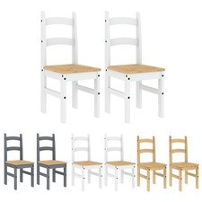 2er Set Essstühle Massivholz