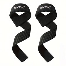 SKDK Zughilfen Griffhilfen Lifting Straps Fitness Bodybuilding Gym Krafttraining