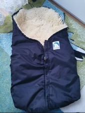 Lammfell Fußsack für Kinderwagen