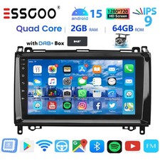 Für Mercedes-Benz Viano W906 Sprinter DAB+ Android 15 Autoradio Carplay GPS Navi