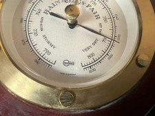 🔴 BARIGO mechanisches Barometer Uhr und Thermometer MUTTER Wetterstation